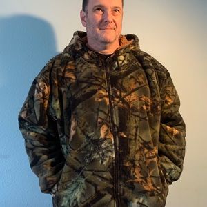 Men’s Fleece 2XL Camo Coat